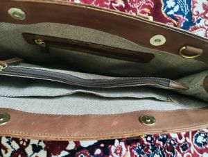 Genuine leather Vintage Embossed Hidesign bag