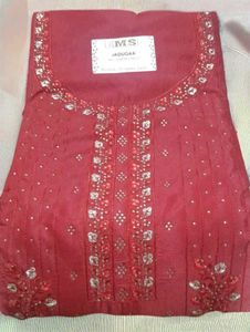 Three colour are available, unstitched dress with