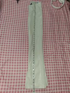 White Flared Leggings