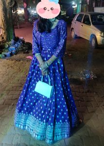 Vibrant Blue Ethnic lehenga