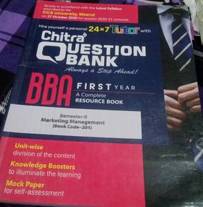 BBA 1st Year Question Bank
