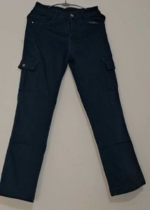 blue Cargo Pants