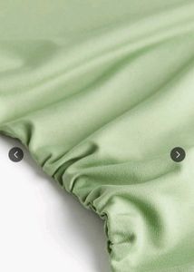 Stylish Ruched Mock Neck Top