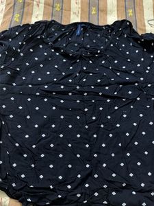 Fame Forever Black Printed Top