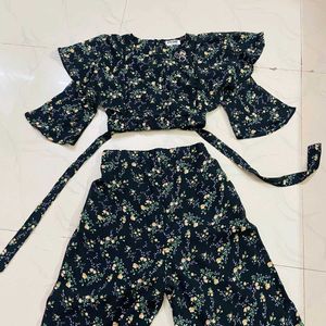 Chic Floral Print Co-ord Set