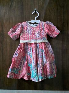 Girls' Printed Summer Dress