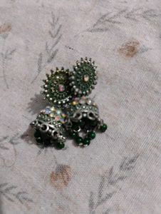 Elegant Jhumka Earrings Set