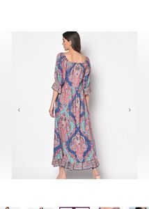 Aarke Ritu KumarPrinted Fit &amp; Flare Dress with Ruf