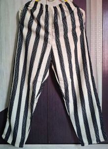 Striped 3-Pc Crop Top &amp; Pant Set