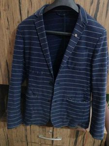 Striped Casual Blazer
