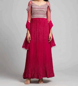Stunning Embellished Cold-Shoulder Gown