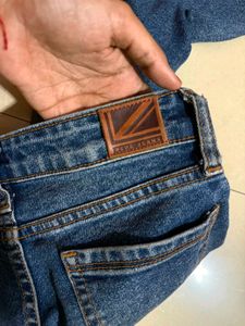 Stylish Flare Jeans with Rips