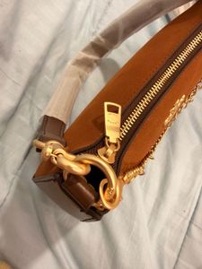 Coach Brown Suede Shoulder Bag