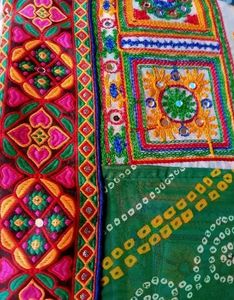 Colorful Embroidered Saree