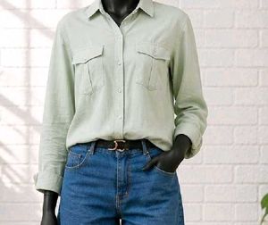 Casual Long Sleeve Button-Up Shirt