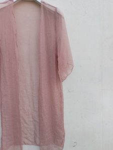 combo long boho Sheer Kimono Style Top