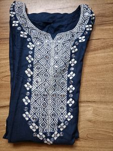New Nevi Blue Ethnic Kurti;PRICE DROP HURRY!!!