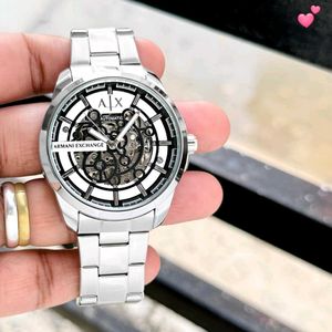 Armani Exchange Automatic Skeleton Watch