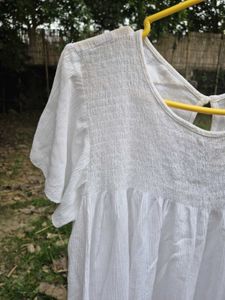 White summer top