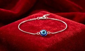 Silver Evil Eye Bracelet