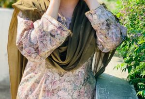 Floral Print Kurta Set
