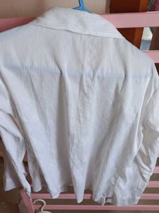 Classic White Button-Up Shirt