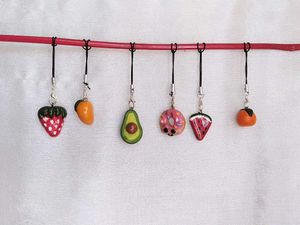 Fruity Phone Charms 🍓 🥭 🍉 🥑 🍊 🍩
