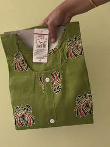 Beautiful Green Printed Kurta