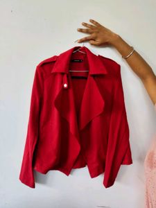 Red Casual Jacket