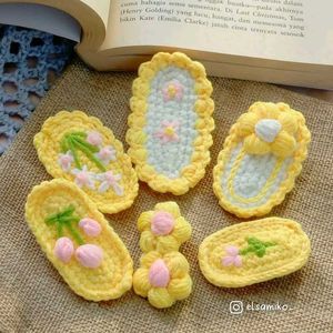 Handmade Crocheted Hair Clips