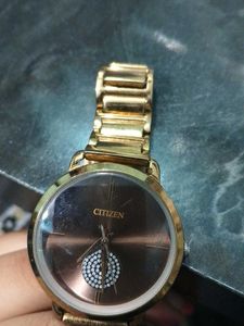 Citizen Rose Gold Watch with Crystals