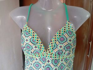 Boho Print Swim Top