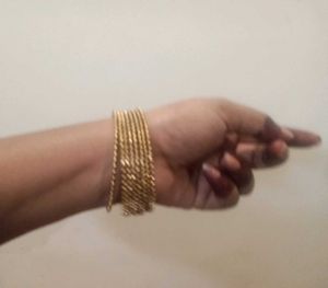 Gold Bangle Set