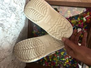 off White Crocs Flipflops