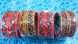 Colorful Bangle Set 4  Size - ( 2/6)