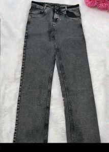 Grey Wash Denim Jeans