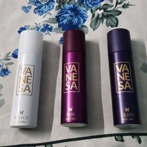 Vanessa Body Deodorant Trio