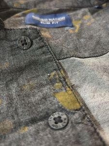 Indigo Nation Cuban Collar Superb Quality Shirt