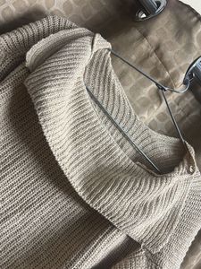 Cozy Off-Shoulder Knit Sweater
