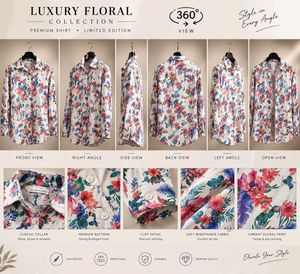 Floral Print Button-Up Shirt
