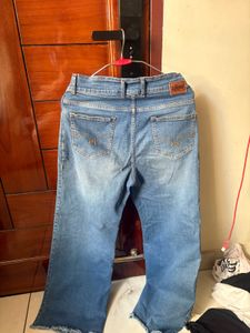 Women's Blue Flare Jeans