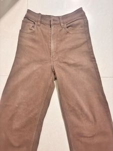 🍂🍂H&amp;M Brown Wide Leg Jeans
