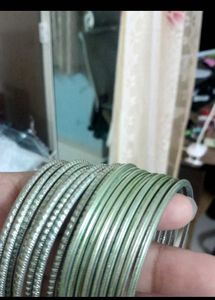 Elegant Set of Silver Bangles