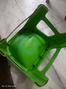 Bright Green Plastic Chair for Kids
