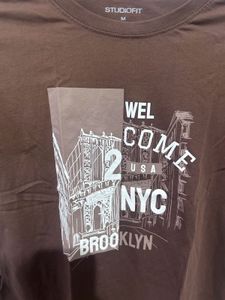 Studiofit Brown Brooklyn NYC Women Tee