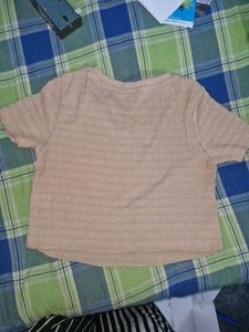 Casual Beige T-Shirt