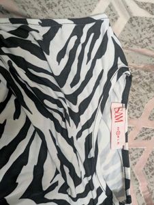 Zebra print bodycon