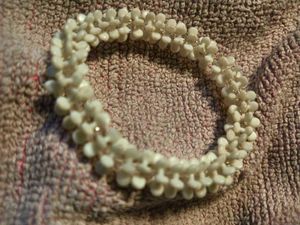 Delicate White Beaded Bracelet