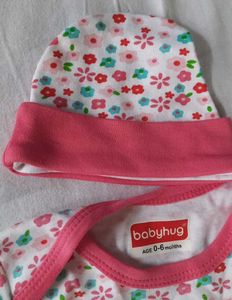 Free Delivery!! Babyhug Floral Print Clothing Set