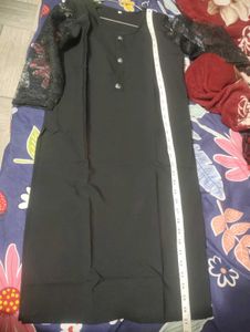 New Plain Black Kurti